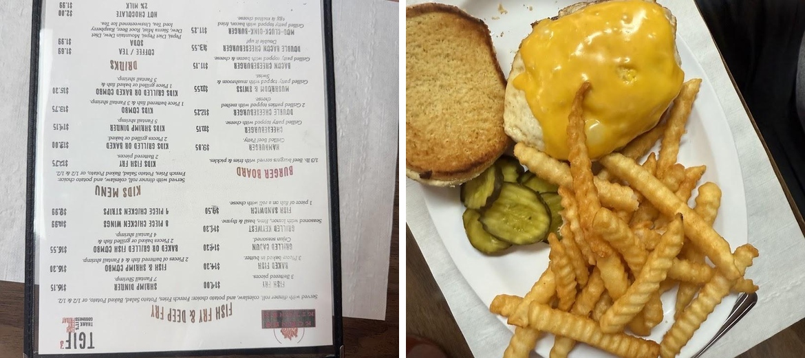 Korner Kitchen Menu